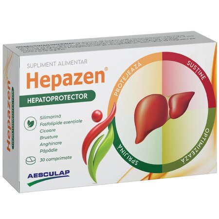 Hepazen, 30 comprimate, Aesculap