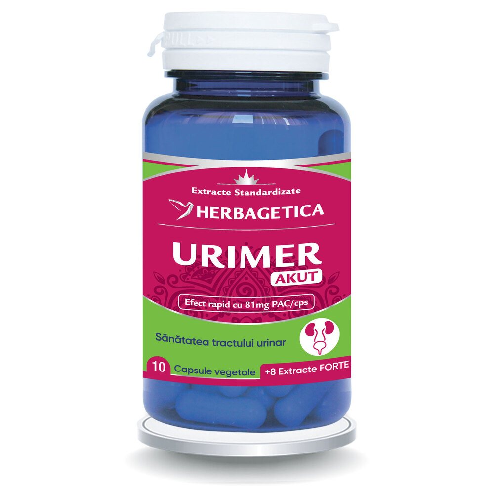 Urimer Akut, 10 capsule, Herbagetica
