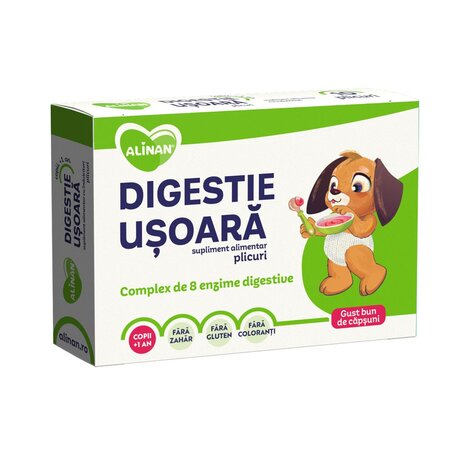 Digestie usoara Alinan, 10 plicuri, Fiterman