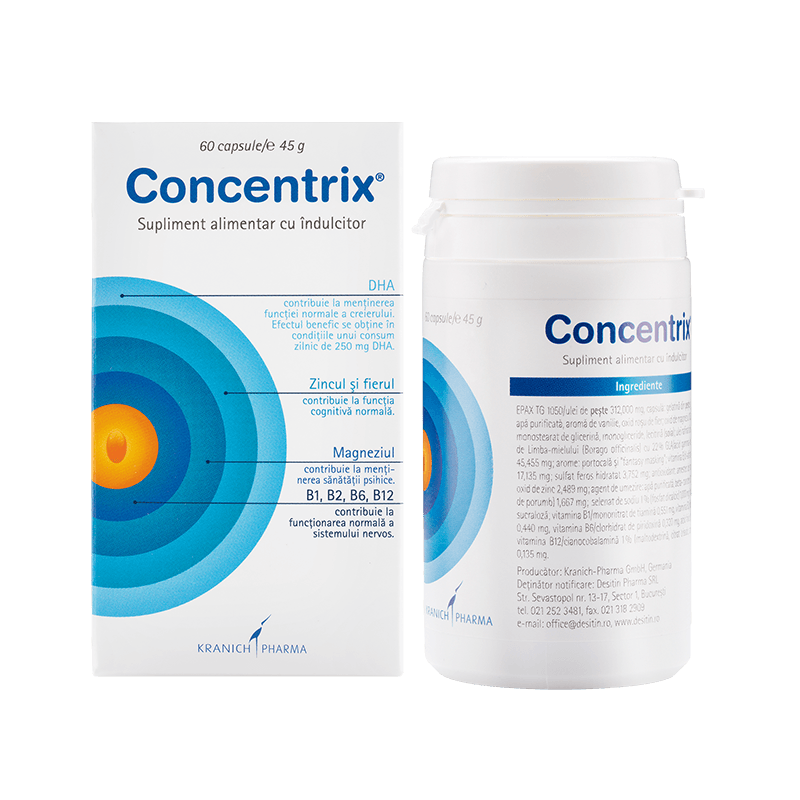 Concentrix, 60 comprimate, Destin Pharma