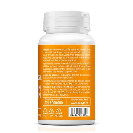 Longvida Brain Curcumin, 500 mg, 30 capsule, Zenyth 619494