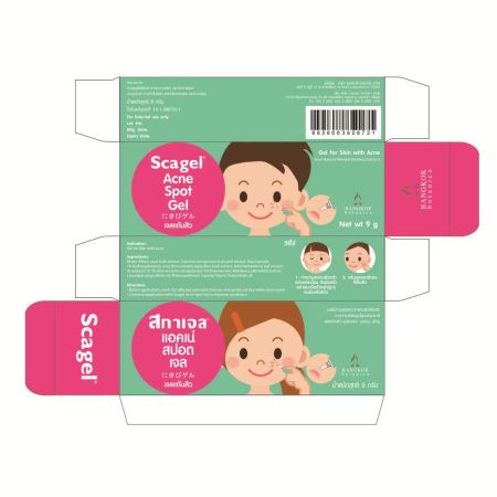 Scagel Acnee Spot Gel, 9 g, Cyble 650324