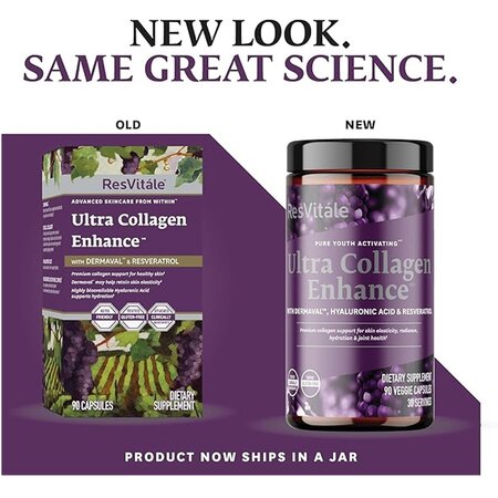 Ultra Collagen Enhance, 90 capsule, ResVitale 697192