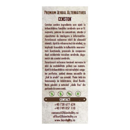 Censton, 30 capsule, Bio Vitality 703720