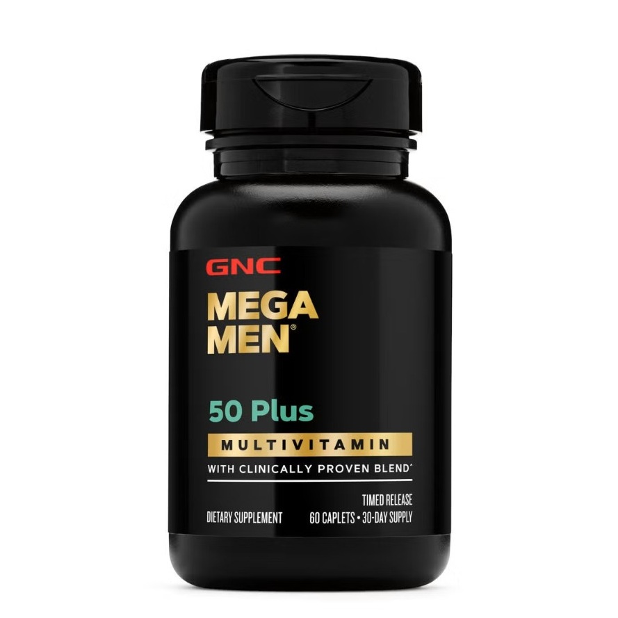 Multivitamine pentru barbati Mega Men 50 Plus (201612), 60 tablete, GNC