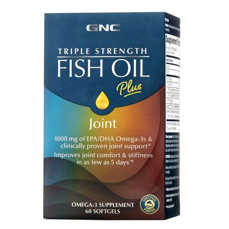 Triple Strength Fish Oil Plus  (736321), 60 capsule, GNC 647985