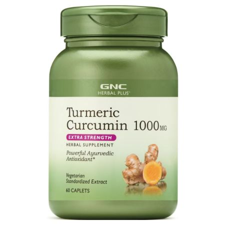 Turmeric Curcumin 1000 mg Herbal Plus (189704), 60 tablete, GNC