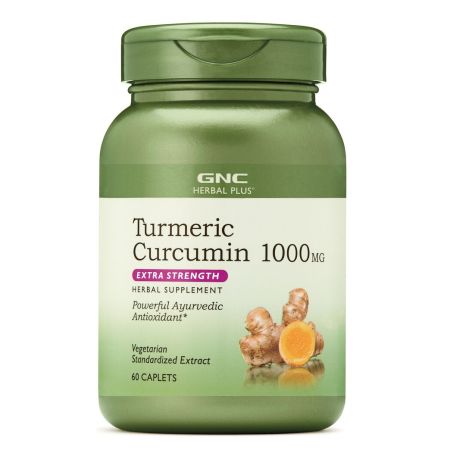Turmeric Curcumin 1000 mg Herbal Plus (189704), 60 tablete, GNC