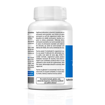 Taurine, 1000 mg, 60 capsule 702527