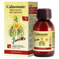 Sirop cu gust de cirese Calmotusin Junior, 100 ml, Dacia Plant