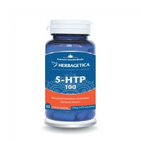 5-HTP 100, 60 capsule, Herbagetica