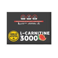 L-Carnitine cu aroma de pepene rosu, 3000 mg, 20 fiole, Gold Nutrition