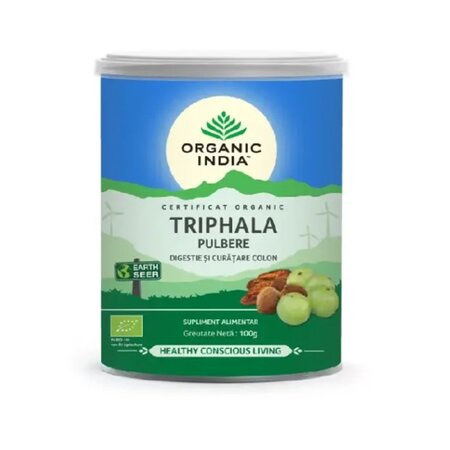 Triphala Digestie Detox Colon, 100 g, Organic India