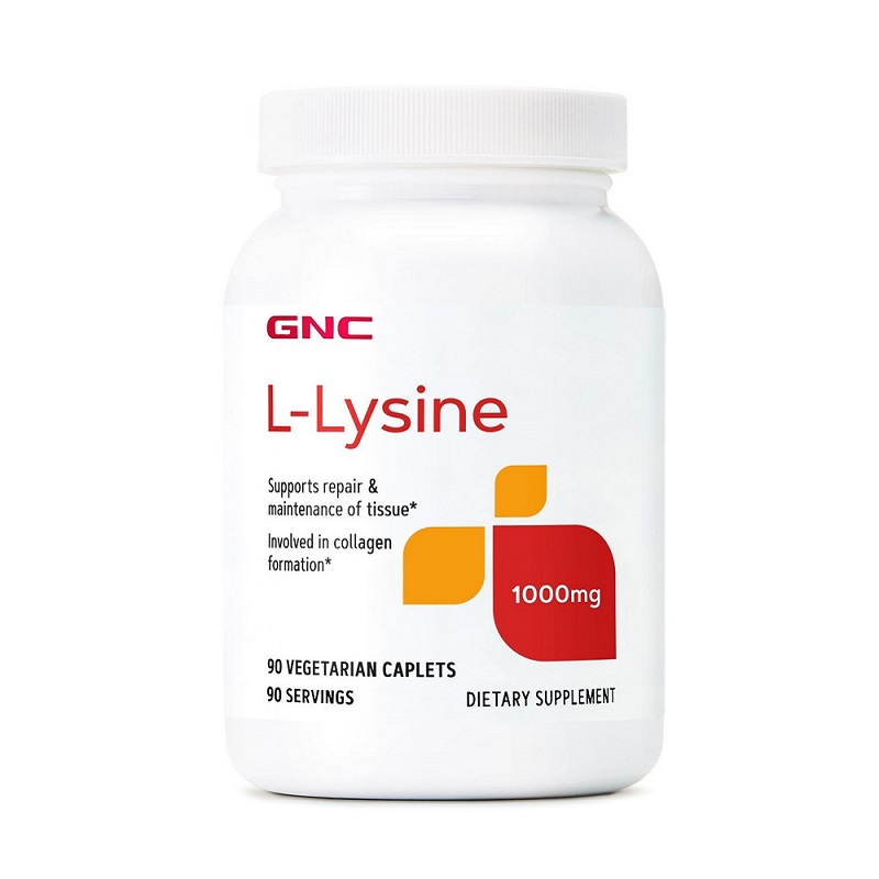 L-Lysine 1000 mg, 90 tablete, GNC