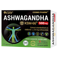 Ashwagandha KSM-66, 30 capsule vegetale, Cosmo Pharm