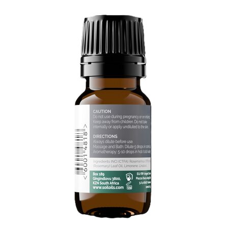 Ulei Esential Rozmarin Pur 100% Organic, 10 ml, SOiL 719383