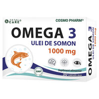 Ulei de somon Omega 3, 30 capsule, Cosmopharm