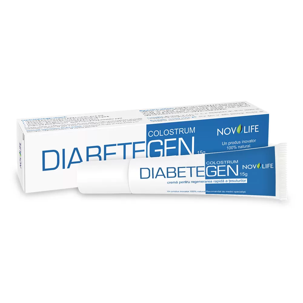 Crema pentru regenerarea tesuturilor Diabetegen, 15 g, Genoscope