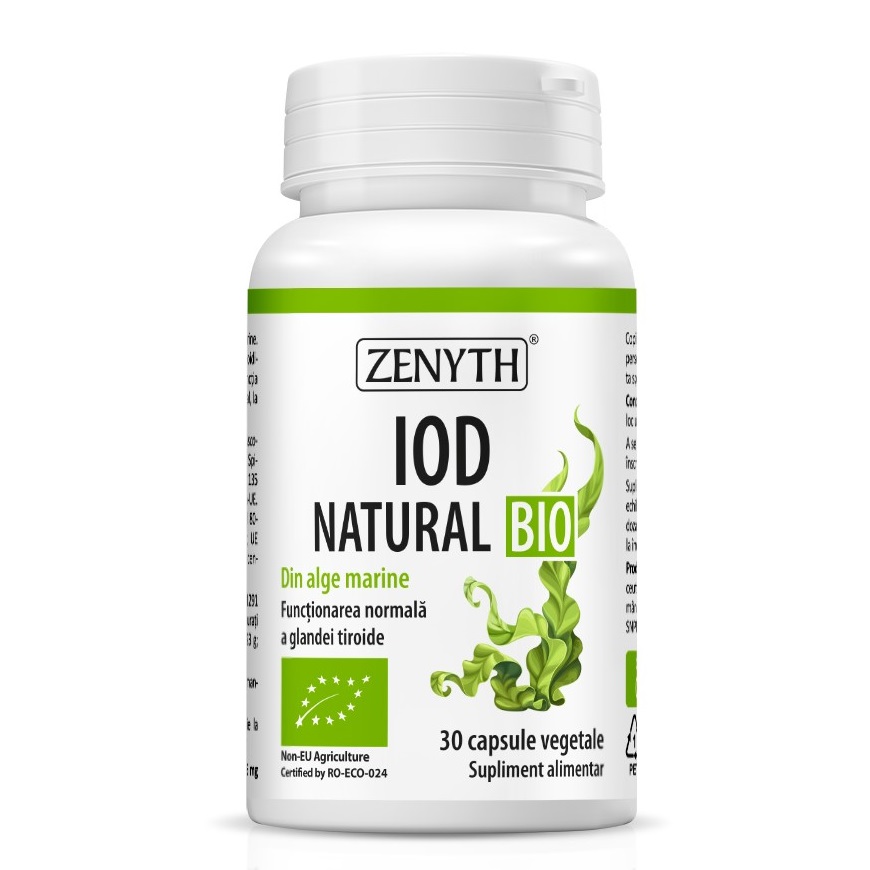 Iod Natural Bio, 30 capsule vegetale, Zenyth