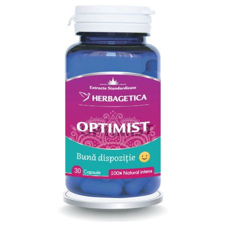 Optimist +, 30 capsule, Herbagetica