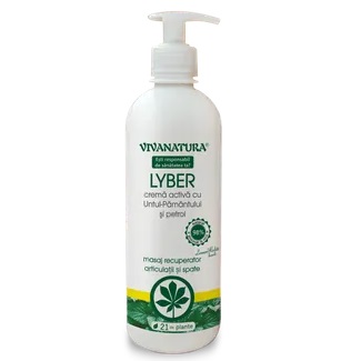 Lyber crema activa cu Untul Pamantului si Petrol, 500 ml, Vivanatura