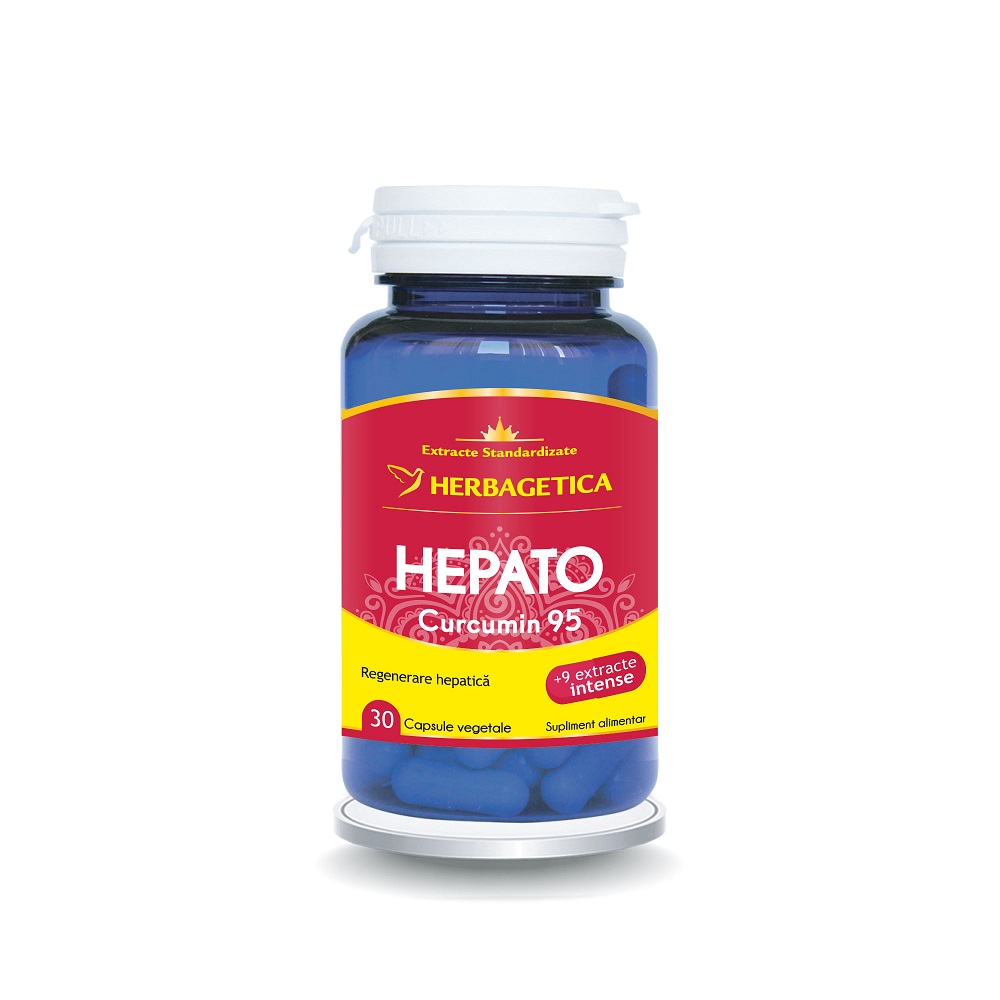 Hepato Curcumin 95, 30 capsule, Herbagetica