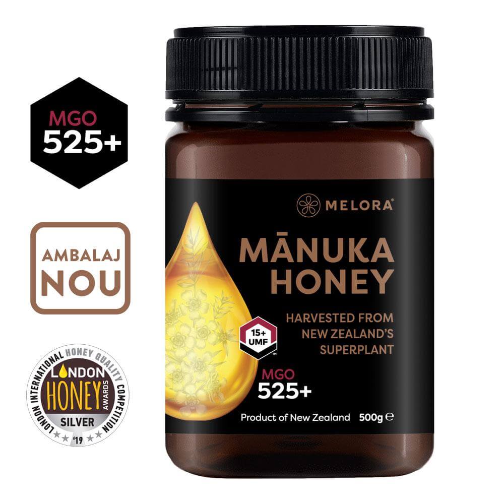 Miere de manuka MGO 525+, 500g, Melora