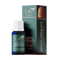 Ulei esential integral de menta piperata Life, 10 ml, Bionovativ