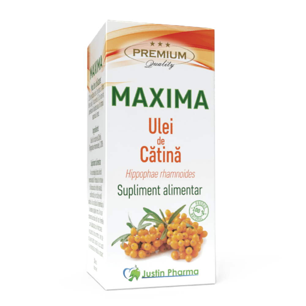 Ulei de catina Maxima, 100 ml, Justin Pharma