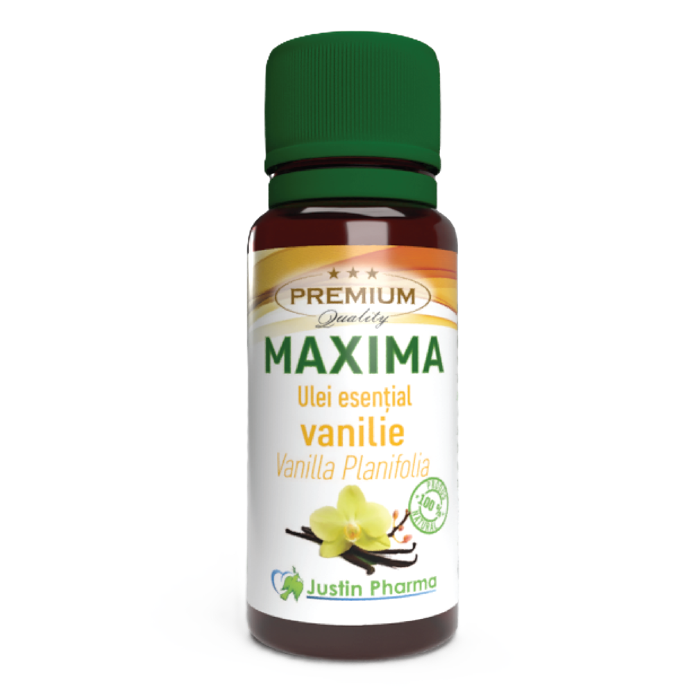Ulei esential de vanilie Maxima, 10 ml, Justin Pharma