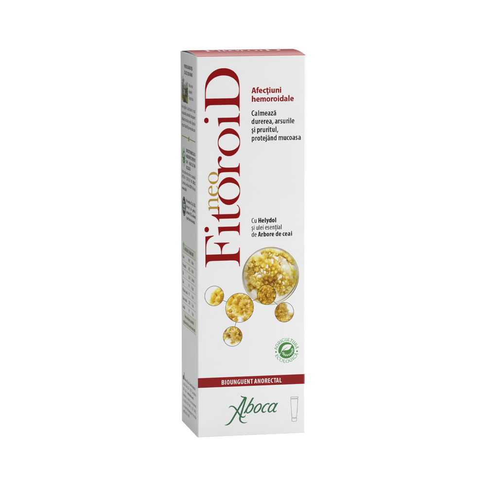 Unguent cu molecule vegetale pentru hemoroizi NeoFitoroid, 40 ml, Aboca