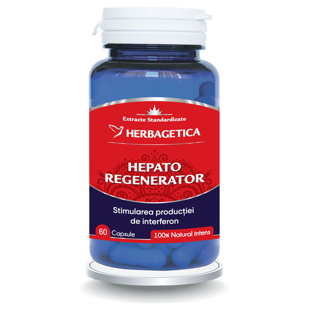 Hepato Regenerator, 60 capsule, Herbagetica