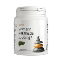Silymarin Milk thistle 1000mg, 120 comprimate, Alevia