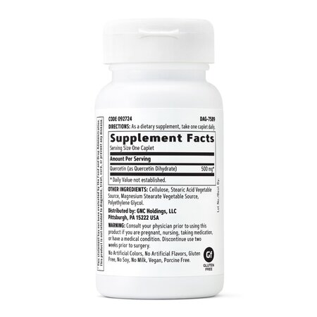 Quercetina, 500 mg, 60 tablete, GNC 693673