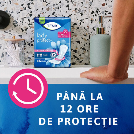 Absorbante pentru incontinenta urinara Lady Maxi, 12 bucati, Tena 620343