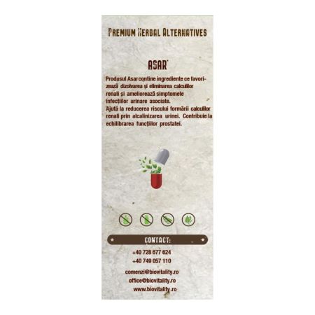 ASAR, 30 capsule, Bio Vitality 703600