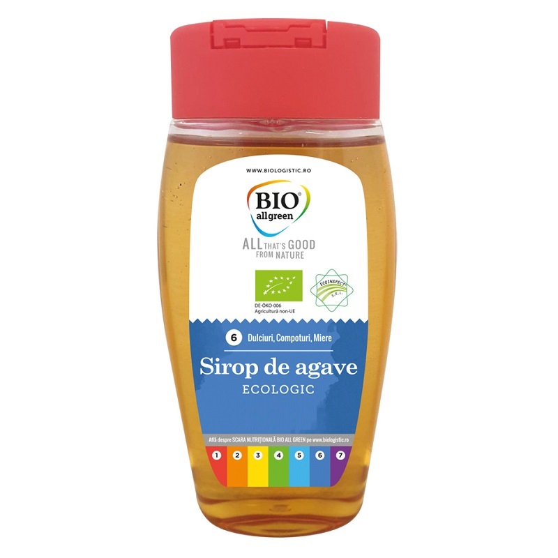 Sirop Eco de agave, 350g, Bio All Green