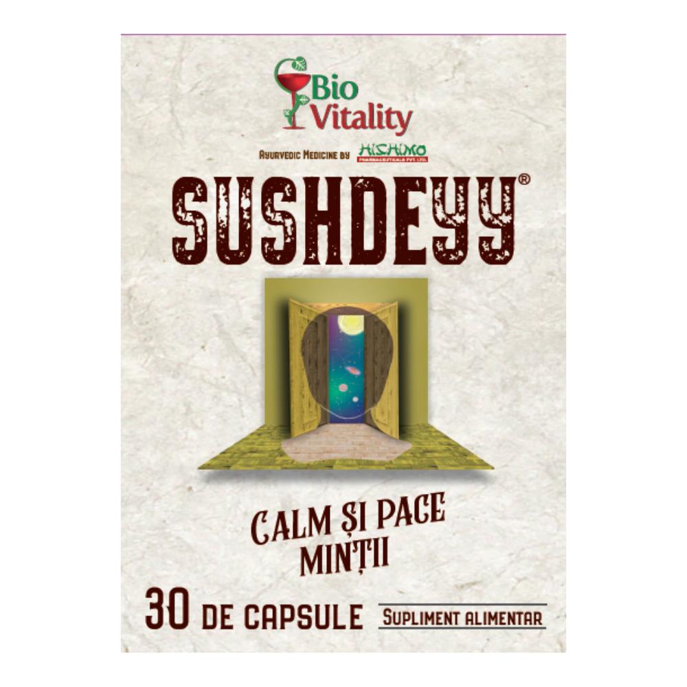 Calm si pace mintii Sushdeyy, 30 capsule, Bio Vitality