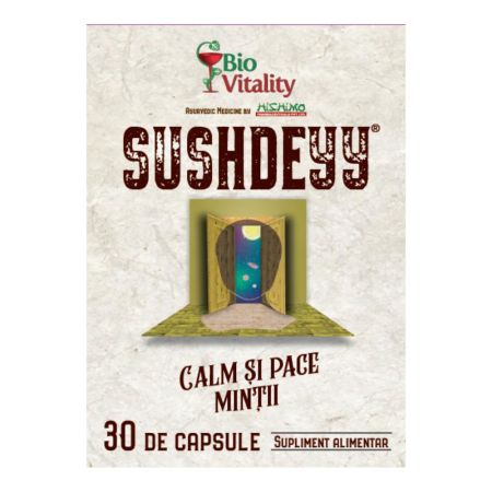 Calm si pace mintii Sushdeyy, 30 capsule, Bio Vitality