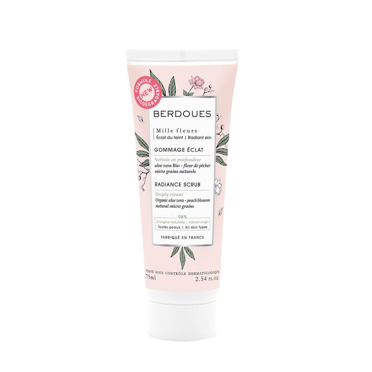 Exfoliant facial Berdoues Milles Fleurs, 75 ml, Berdoues