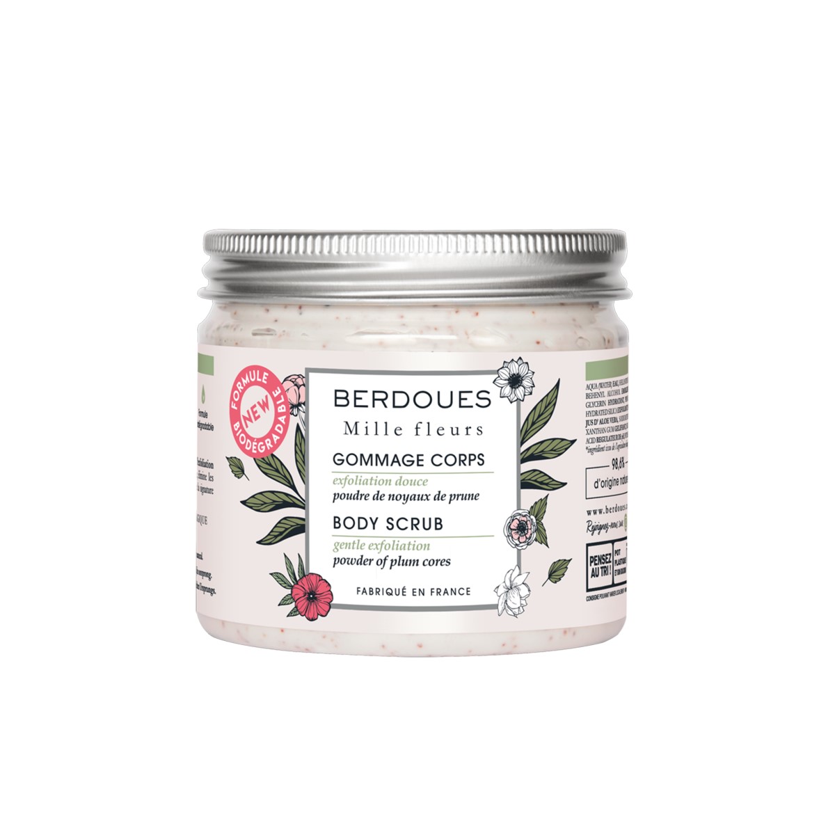 Exfoliant pentru corp Berdoues Milles Fleurs, 200ml, Berdoues 