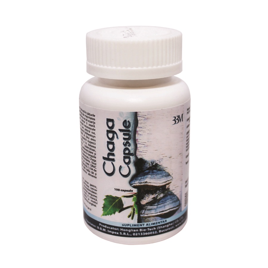 Chaga, 100 de capsule, BBM Medical