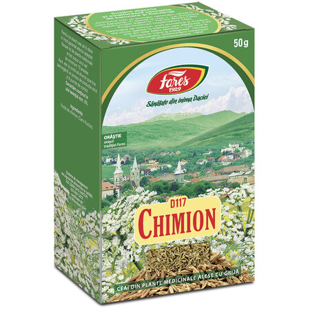 Ceai Chimion fructe, D117, 50 g, Fares