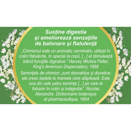 Ceai Chimion fructe D117, 50 g, Fares 617975