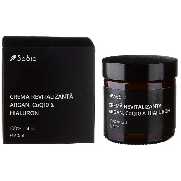 Crema revitalizanta cu argan, 60 ml, Sabio