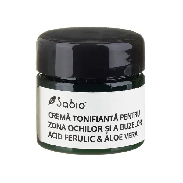 Crema tonifianta pentru ochi si buze, 15 ml, Sabio