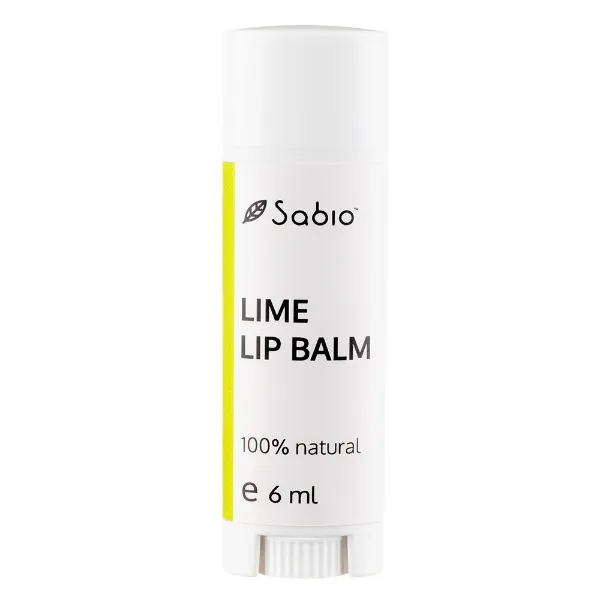 Balsam de buze cu lamaie verde, 6 ml, Sabio