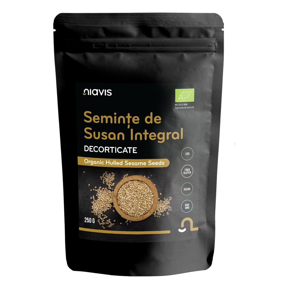 Seminte Bio de susan integral, 250 g, Niavis