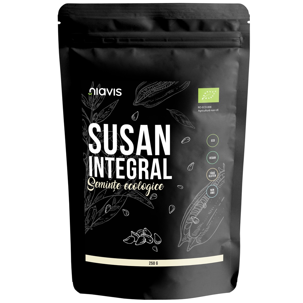 Seminte de susan integral bio, 250 g, Niavis