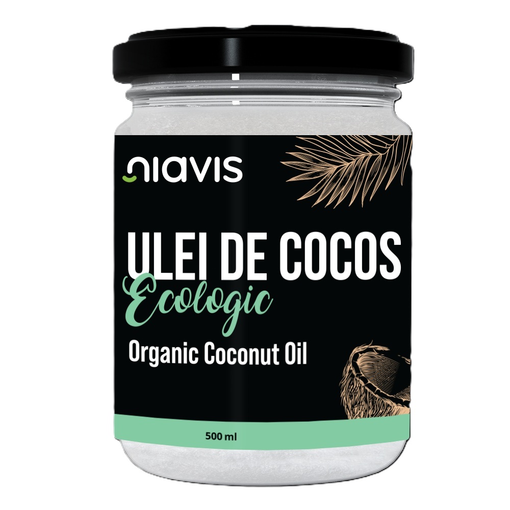 Ulei de cocos Ecologic Extra Virgin, 450 g, Niavis
